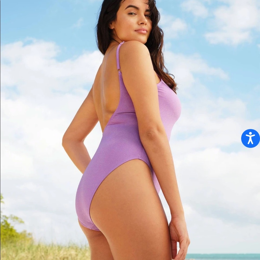 Andries Swim Purple Luster bathing suit